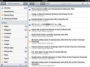 RSS News Reader - Feeddler iPad Version