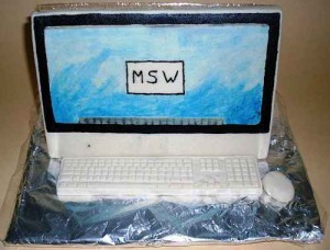 Essbarer Computer aus Marzipan Essbarer Computer aus Marzipan