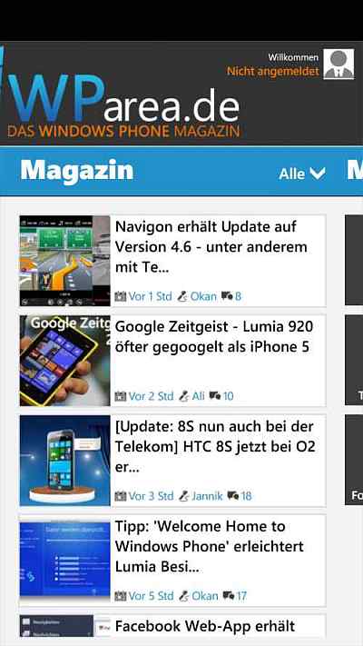 Apps für Windows Phone - WParea.de