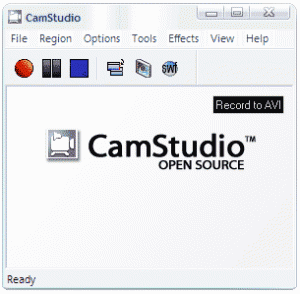 Desktop mit CamStudio aufnehmen