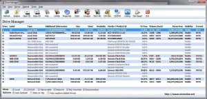 Laufwerke verwalten Screenshot Drive Manager