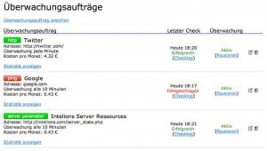 Screenshot serverstats.de
