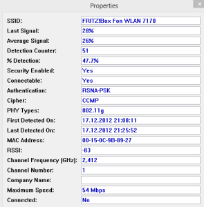 WLAN-Signalstärke messen