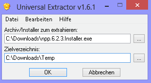 Universal Extractor