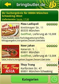 Pizza per Smartphone bestellen Pizza mit dem Smartphone bestellen