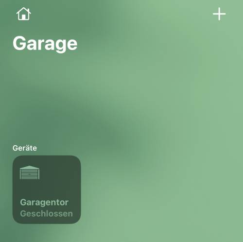 Garagentor mit Apple HomeKit steuern