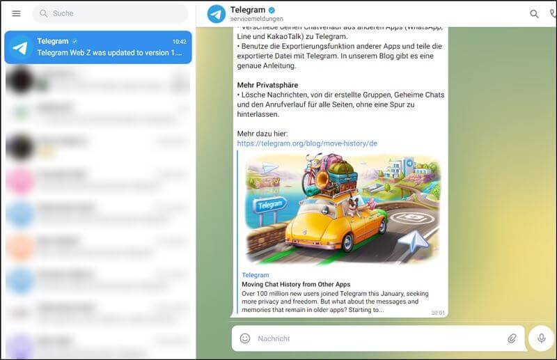 Telegram Web - Telegram am PC nutzen